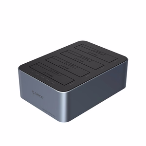 Orico 6646C3-C 4-pesaline dokkimisjaam võrguühenduseta kloonimisfunktsiooniga 2.5"/3.5" SATA HDD/SSD - hall