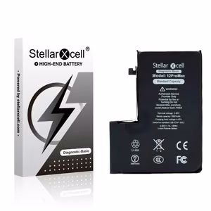 StellarXcell Diagnostic aku Apple iPhone 12 Pro Max jaoks, 3687 mAh (standardne mahutavus + kvaliteetne BMS-i koopia)