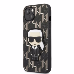 Karl Lagerfeld KLHCP13SPMNIKBK iPhone 13 mini 5.4" hardcase must/must Monogram Ikonik Patch