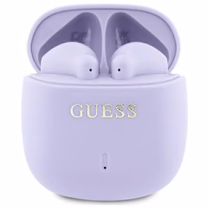 Guess Bluetooth kõrvaklapid GUTWSJ14ESGU TWS + docking station purple/purple Printed Classic Logo