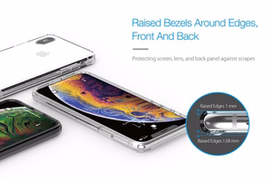 Just Mobile Tenc Air ümbris seadmele iPhone XS / X, kristallmust