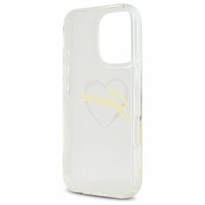 Guess IML Heart Ümbris jaoks iPhone 16 Pro - läbipaistev