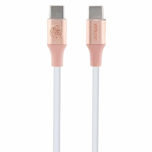 Guess Ebossed Logo кабель USB-C USB-C 1.5м быстрая зарядка - розовый