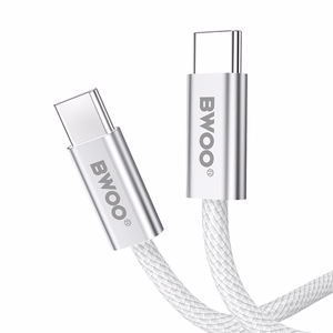 BWOO 240W плетеный кабель USB-C - USB-C BO-X317C-C 1m белый