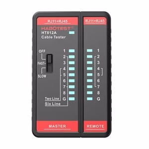 Võrgukaabli tester Habotest HT812A RJ45/RJ14/RJ12/RJ9