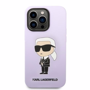 Karl Lagerfeld KLHCP14XSNIKBCU iPhone 14 Pro Max 6.7" hardcase lilla/lilla Silicone Ikonik