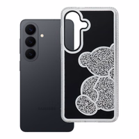 TEDDY BEAR Ümbris jaoks SAMSUNG S26 hõbedane