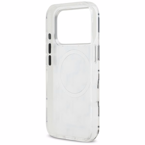 Karl Lagerfeld IML KL Monogram MagSafe Ümbris jaoks iPhone 17 Pro - Valge