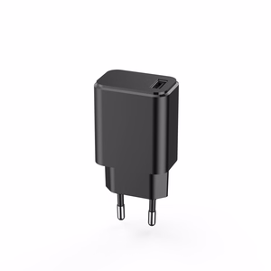 Setty laadija 1x USB 3A must + USB-C kaabel 1,0 m