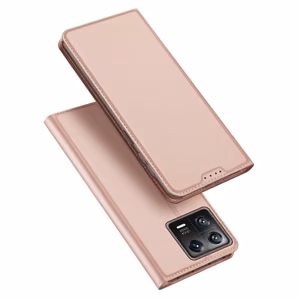 Dux Ducis Skin Pro Ümbris Xiaomi 13 Flip Card Wallet Stand roosa