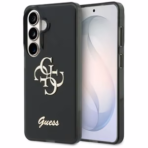 GUESS ümbris for SAMSUNG S26 GUHCS26S5HC4MLSK (IML Big Metal 4G and Script) must