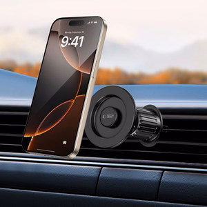 Tech-Protect N58 Magnetic MagSafe Car Air Vent Kinnitus Hoidja - must