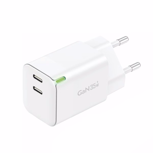 Foneng Wall laadija GAN35 GaN - 2xType C - PD 35W 3A valge
