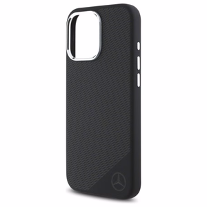 Mercedes MEHMP16L23SUGDK iPhone 16 Pro 6.3" must/must hardcase Silicone Tonal Logo Wood Pattern MagSafe