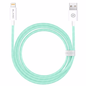 Blavec Kaabel Candy braided - USB to Lightning - 2,4A 3 metres Apple CarPlay (CCA-UL24GN30) roheline