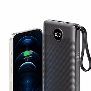 Powerbank Veger C10 (W1116) 10000 mAh with built-in Micro-USB cables / Typ C / Lightning must