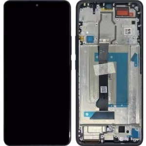 LCD ekraan Xiaomi Poco F6 puuteekraaniga koos raamiga must originaal (service pack)