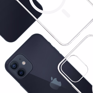 3mk Clear MagCase jaoks Apple iPhone 12/12 Pro - läbipaistev