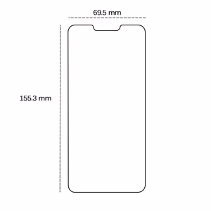 Защитное стекло 2,5D Motorola Moto G72