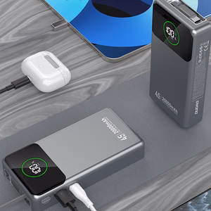 Dudao K31 Pro 45W 20000mAh Akupank with Built-in Retractable USB-C Kaabel - hall