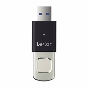 Lexar F35pro USB 3.2 64GB mälupulk sõrmejäljetuvastusega