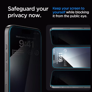Spigen Glas.tR EZ Fit Privacy Karastatud klaas jaoks iPhone 15 Plus