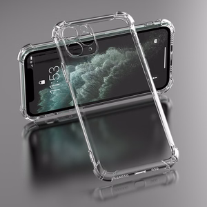 Läbipaistev Anti Shock 1,5 mm ümbris kaamerakaitsega iPhone 17 Pro 6,3" / iPhone 18 Pro 6,3" jaoks