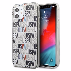 US Polo USHCP12SPCUSPA6 Logo Mania Collection ümbris seadmele iPhone 12 mini 5.4", valge