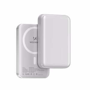 Wozinsky WRW349YWS 10000 mAh magnetiline energiapank - valge