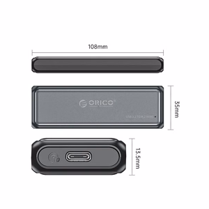 Orico DDM2-C3-G2 M.2 NVME USB-A USB-C 3.2 10Gb/s Disk Drive - Hall