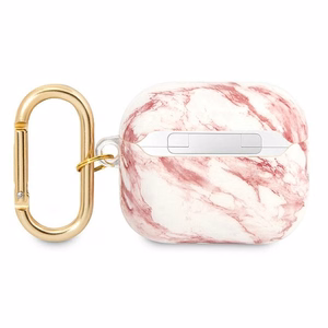 Guess GUA3HCHMAP чехол для AirPods 3 розовый/розовый Marble Strap Collection