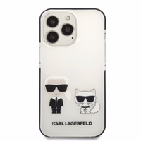 Karl Lagerfeld KLHCP13XTPEKCW iPhone 13 Pro Max 6.7" hardcase valge/valge Karl&Choupette