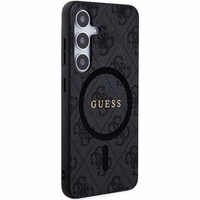 GUESS ümbris jaoks SAMSUNG S24 compatible with MagSafe GUHCS24SGF4GGR (4G Ring classic logo) must