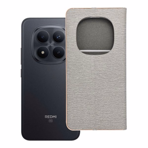 LUNA Book Gold ümbris Xiaomi Redmi Note 15 Pro Plus 5G jaoks, hõbedane