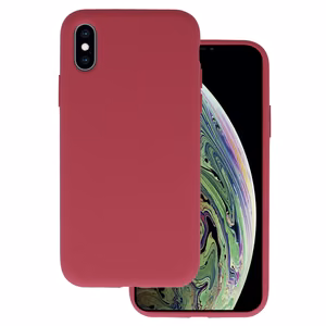 Silicone Lite Ümbris jaoks Iphone X/XS burgundia