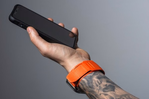 Strap to Apple Watch Forcell F-Design FA05 nylon hook-and-loop 38 / 40 / 41 mm orange