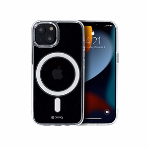 Crong Clear MAG Cover ümbris seadmele iPhone 13 Mini, MagSafe'iga ühilduv, läbipaistev