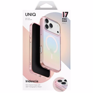 Uniq Iridescia Ümbris jaoks iPhone 17 Pro Max Magclick Charging - Multicolor