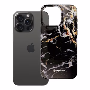 Ümbris jaoks iPhone 15 PRO MAX Forcell F-Protect Mirage compatible with Magsafe Military Drop-Test must marble