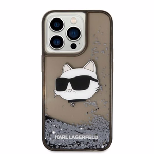 Karl Lagerfeld KLHCP14XLNCHCK iPhone 14 Pro Max 6.7" must/must hardcase Glitter Choupette Head