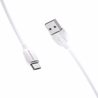 USB kaabel Borofone BX19 USB-A to MicroUSB 1.0m valge