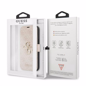 Guess GUBKP13X4GMGPI iPhone 13 Pro Max 6.7" roosa/roosa book 4G Big Metal Logo