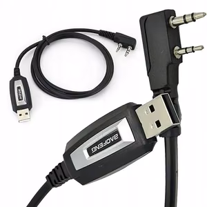 Baofeng USB programmeerimiskaabel UV-5R, BF-888S, UV-S9 Plus, UV-13/16/17/21 raadiojaamade jaoks K-tüüpi pistikuga
