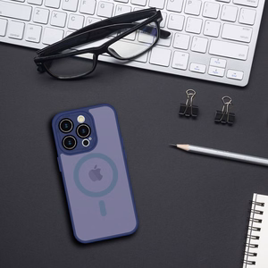 Tel Protect Magmat Ümbris jaoks Iphone 12 Pro tumesinine