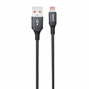 Dudao 3A 30W L3SL USB-A - Lightning Kaabel Braided 1.2m - must