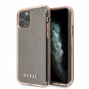 Guess GUHCN58PCGLPI iPhone 11 Pro розовый/розовый жёсткий чехол Glitter