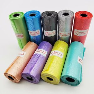 Plastkotid koera väljaheidetele, 10 rulli, rohelised