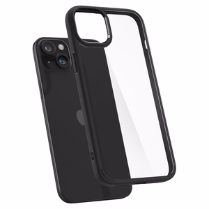 Spigen Ultra Hybrid iPhone 15 Ümbris - Matte must