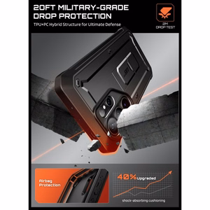 Supcase Unicorn Beetle Pro 2-komplektne ümbris Samsung Galaxy S26 Ultra jaoks - must