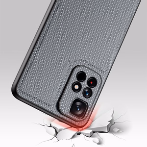 Dux Ducis Fino nailonist kattega ümbris Poco M4 Pro 5G sinine